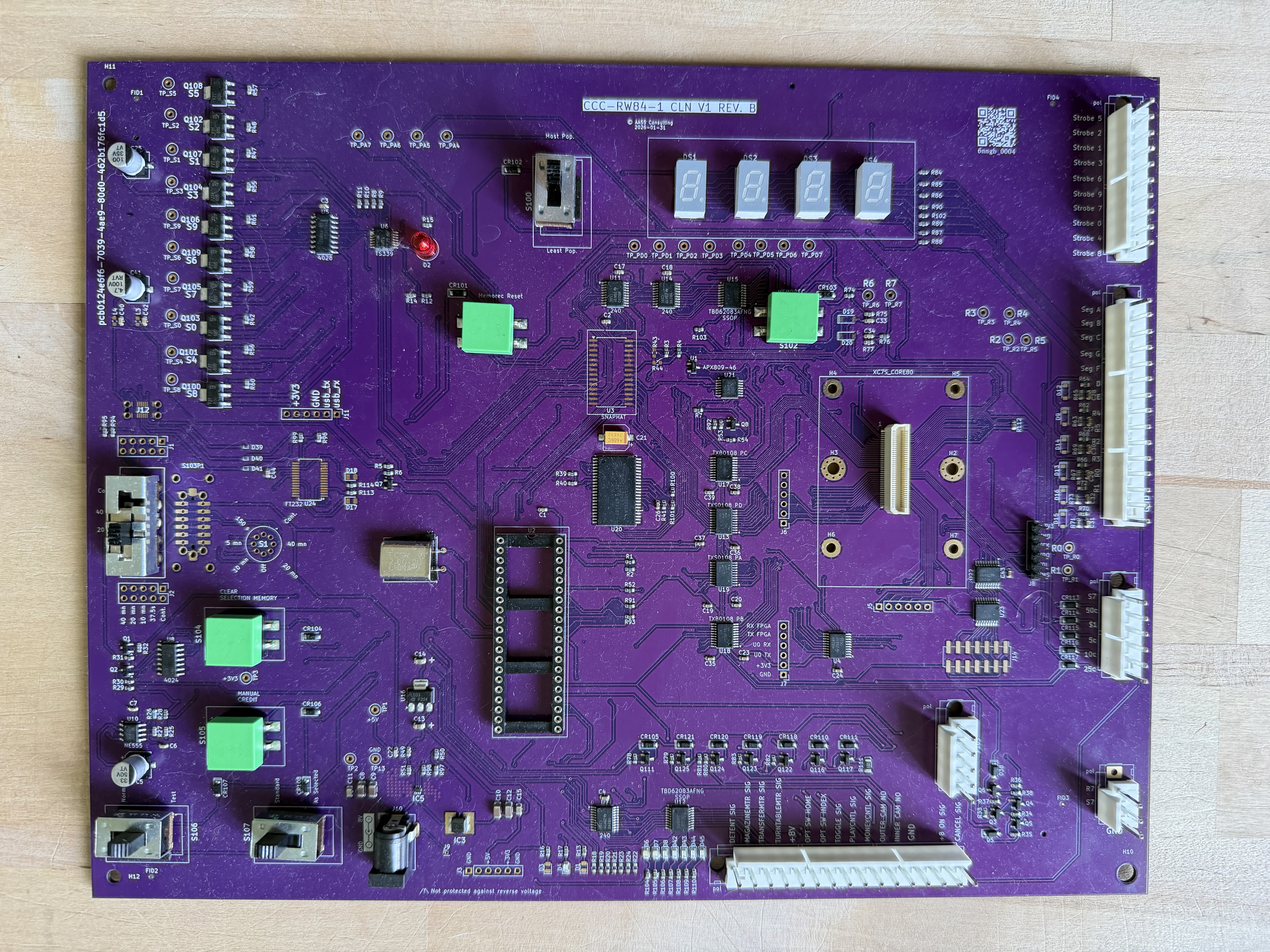 Clone Central Control Computer board for Rowe AMI